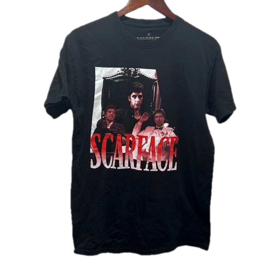 ⏰SCARFACE men’s t black shirt GUC size M